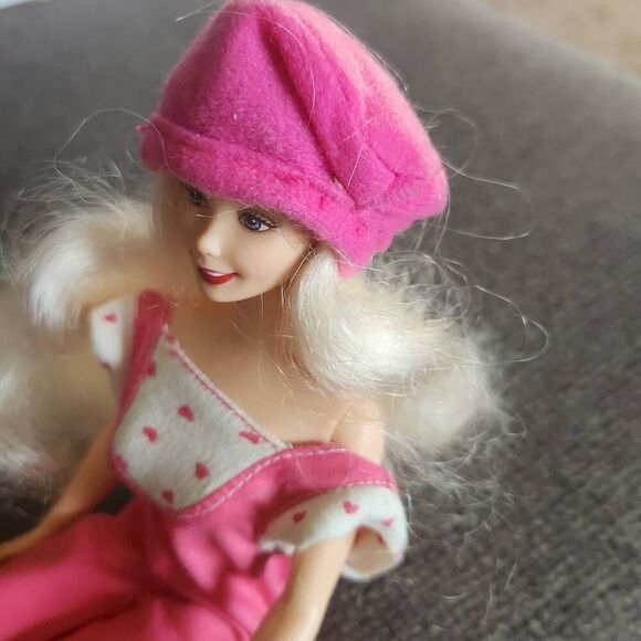 Barbie doll, 1990's with wig, stamped Mattel 1966 China, battery operated - Picture 3 of 9